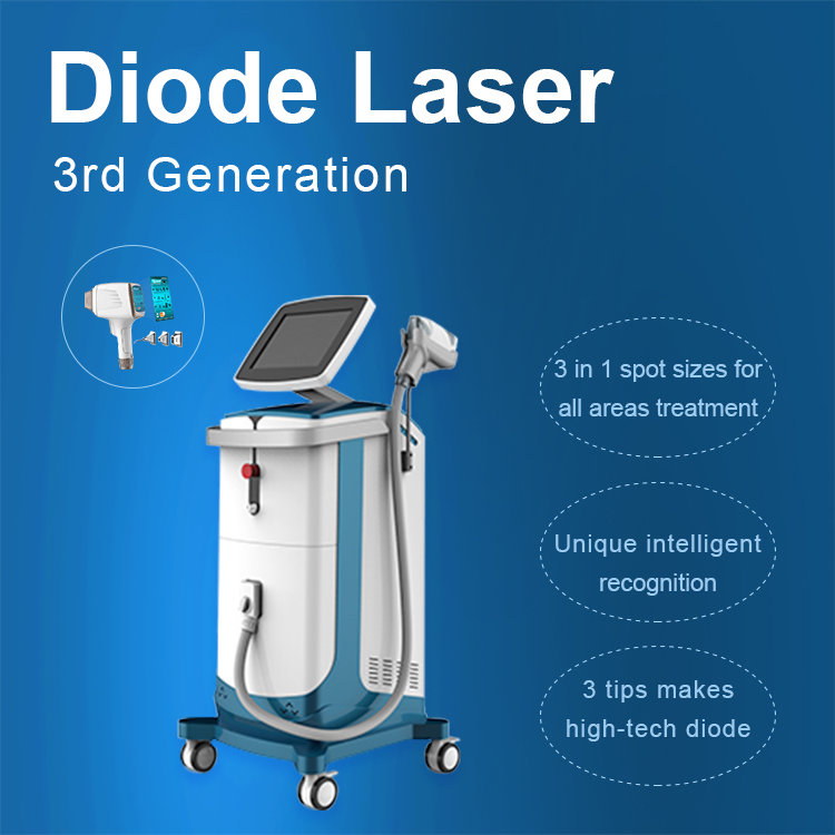 Діодний лазер, машина для видалення волосся, лазерна епіляція на постійній основі,